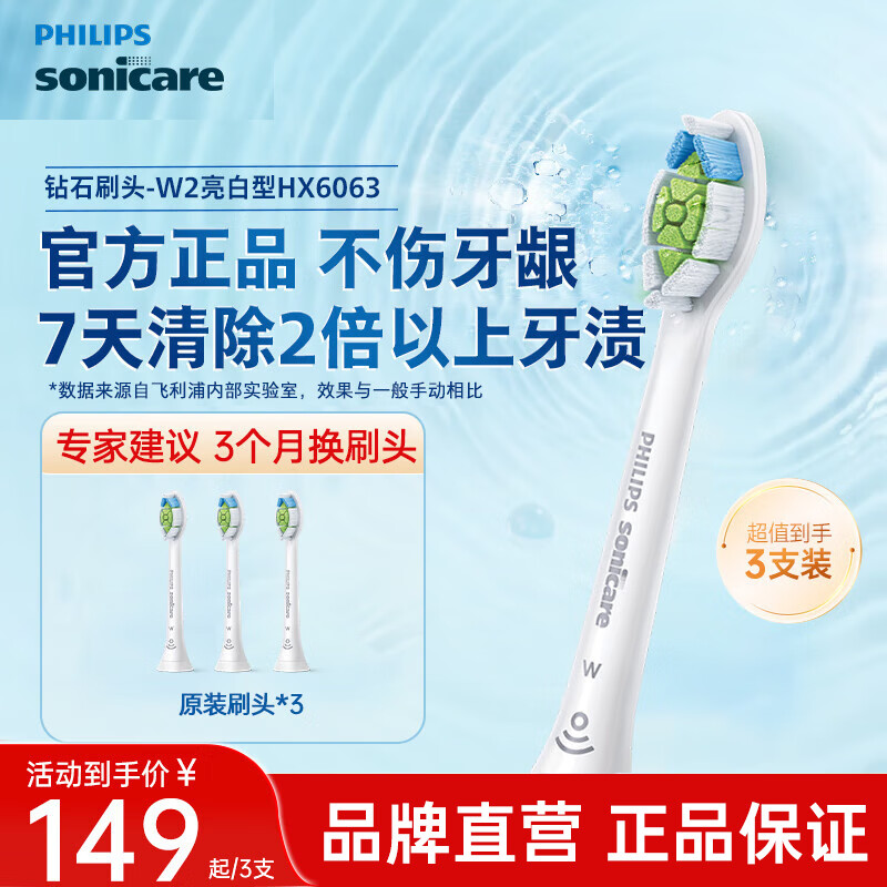 ��ˢͷ HX6063 ��ɫ��3֧װ