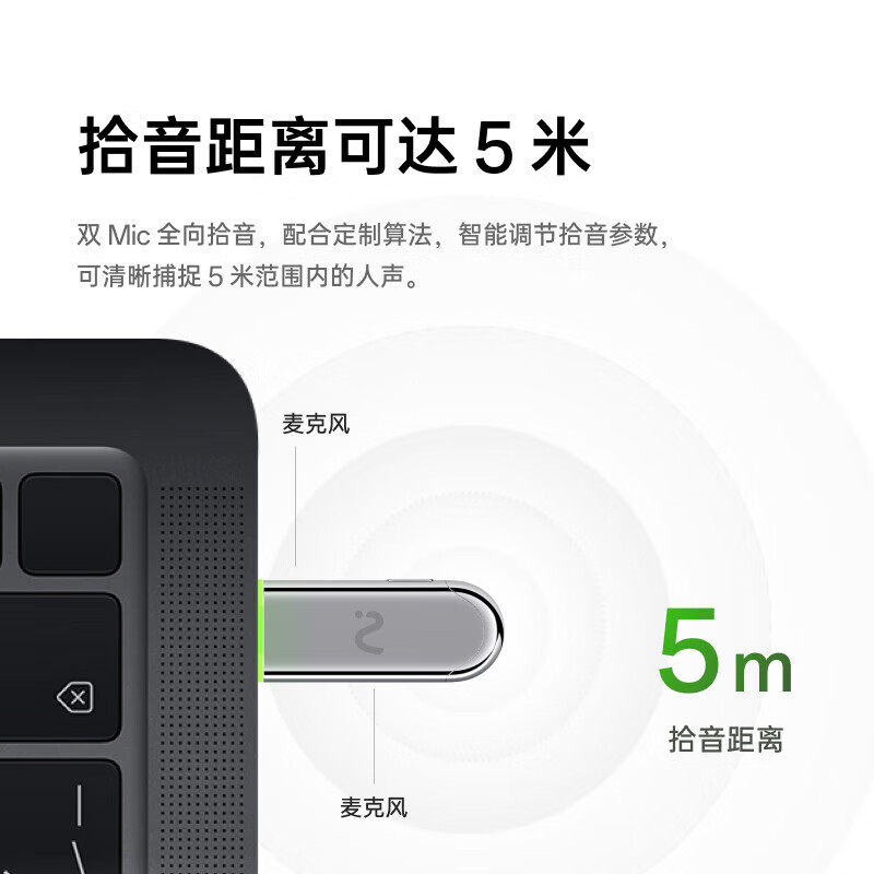 科大讯飞iflybuds Pro3 蓝牙耳机会议耳机同声传译 录音转文字降噪入耳式 通话降噪 无线翻译机耳机 【新款2代】会议狗Kit 2