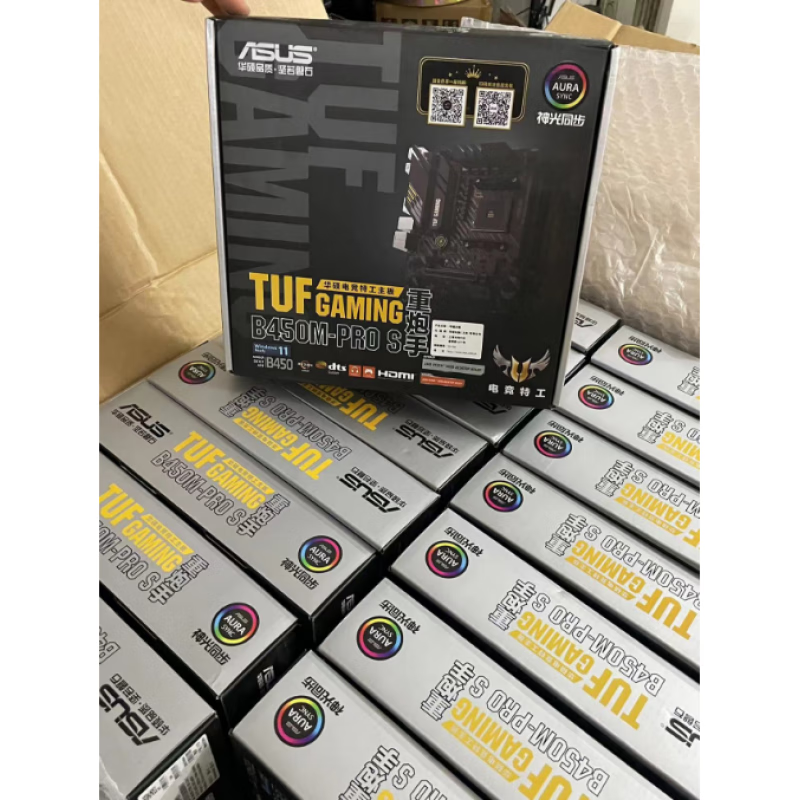 华硕 ASUS盒装 Asus/华硕 TUF GAMING B450M-PRO S 支持锐龙一代到五代