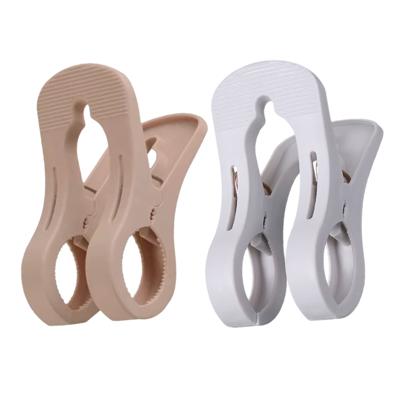 茨格曼双头夹子晒被子大夹子无痕防风夹大号塑料夹固定器晾晒衣服夹子