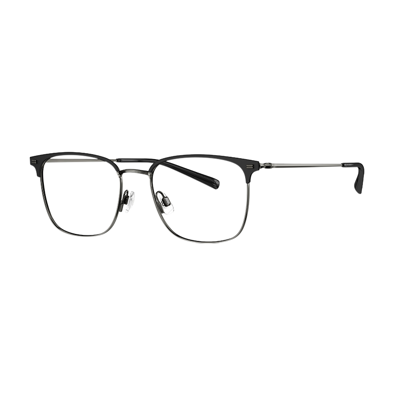 依视路（ESSILOR）暴龙钛合金眼镜配依视路镜片可选钻晶A4膜岩膜御可选防蓝光眼镜片