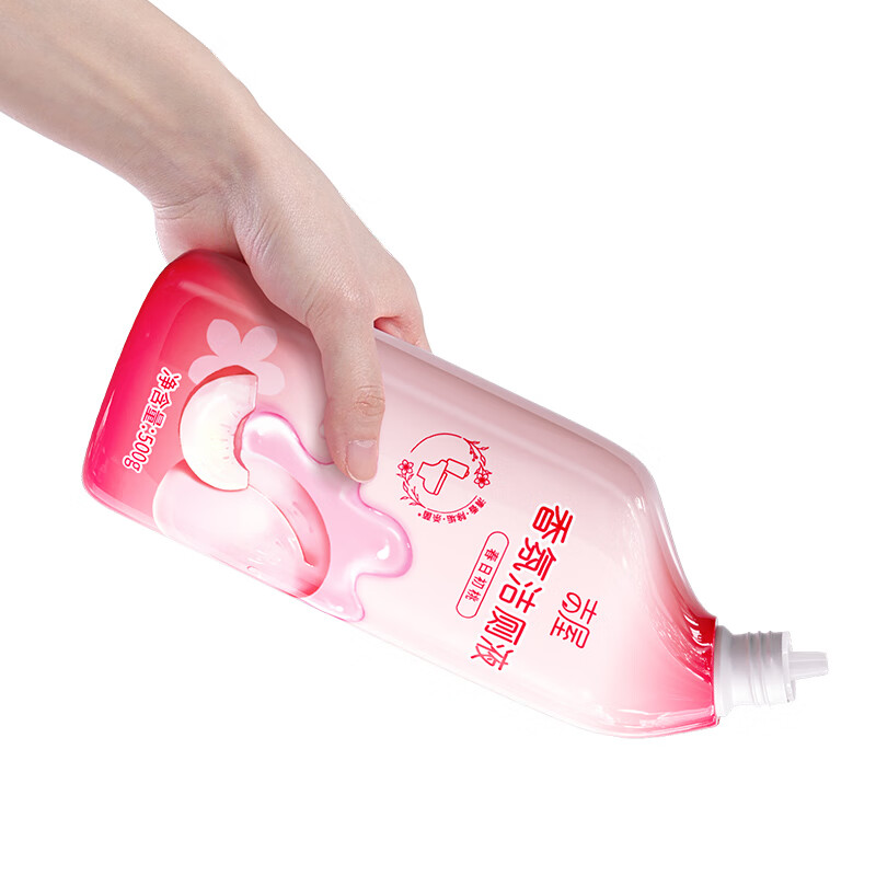 吉屋洁厕灵马桶清洁剂除臭留香卫生间强力去污去黄除垢杀菌消毒 500g*2瓶【桃子清香 实惠装】