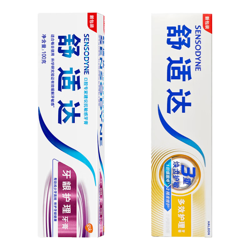 舒适达 牙膏 100gx2支31.2元