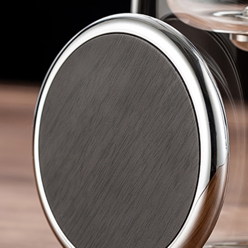 自像堂合金把飘逸杯泡茶壶一键过滤高档全玻璃内胆茶水分离杯内胆配件 鼓形合金飘逸杯【灰色550ml】