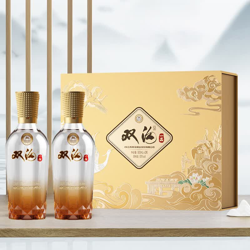 双沟 一品礼盒 浓香型白酒 送礼宴饮 粮食酒【过年送礼】 53度 500mL 8瓶 整箱装