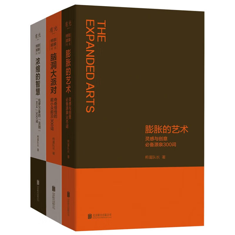 特别能装书系 3册 煎蛋队长 著 艺术理论与评论 特别能装书系3册