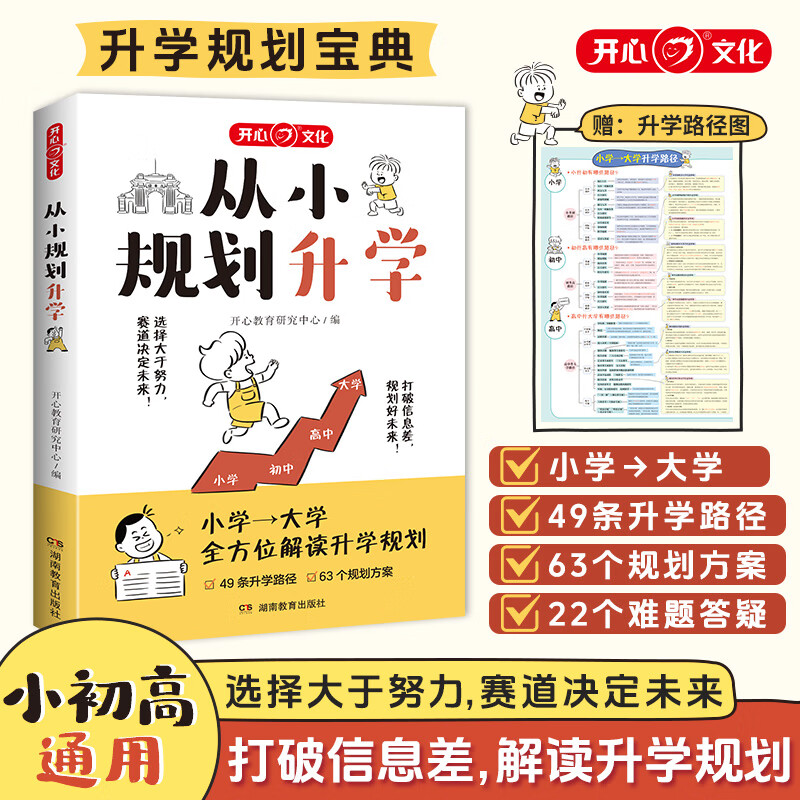 【当当网】2025版从小规划升学小学升初中升高中生中高考大学多元升学规划指南宝典一本全打破信息差学习竞赛选科志愿规划政策解读 从小规划升学