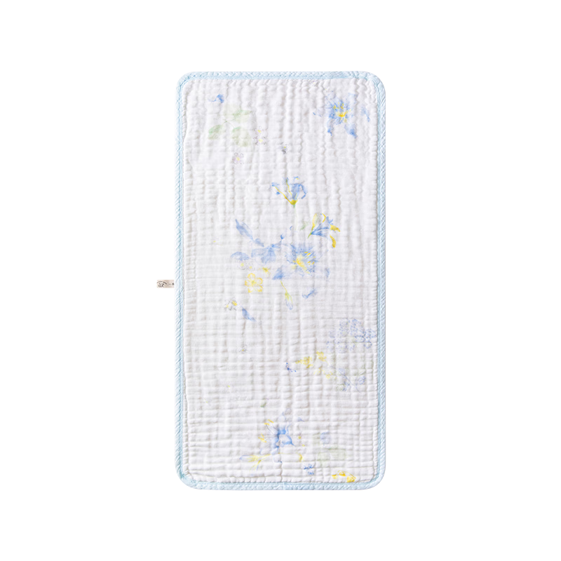 全棉时代毛巾五层水洗纱布家用纯棉加大吸水柔软速干合合美美34*76cm