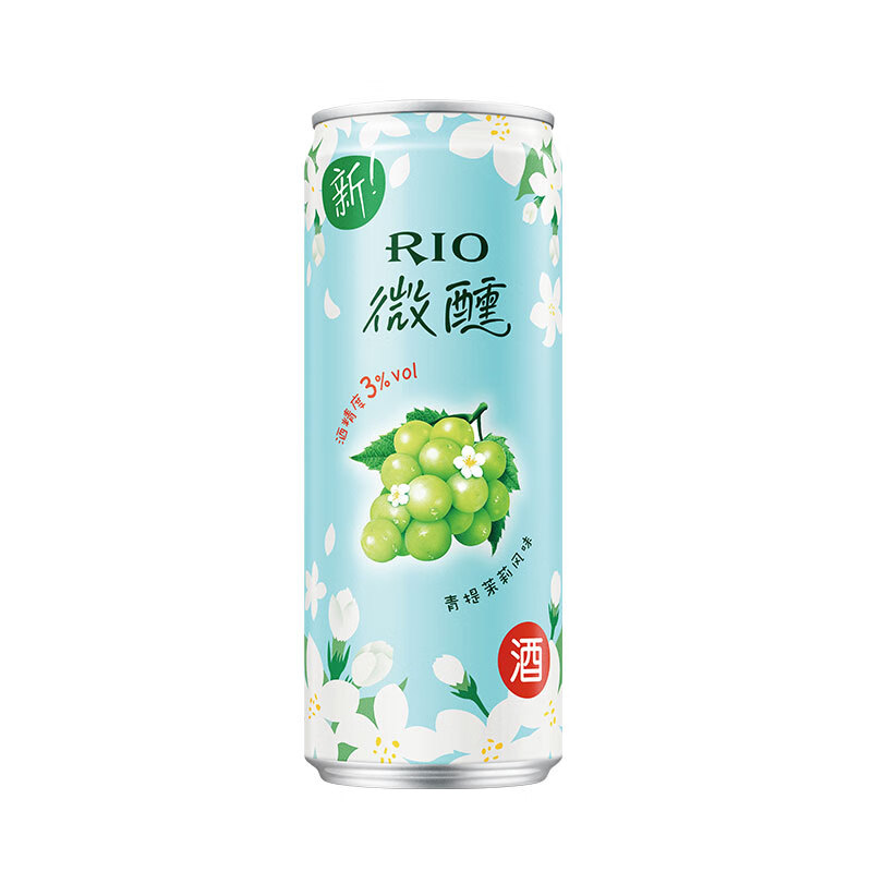 锐澳RIO 微醺 青提茉莉风味预调鸡尾酒330ml