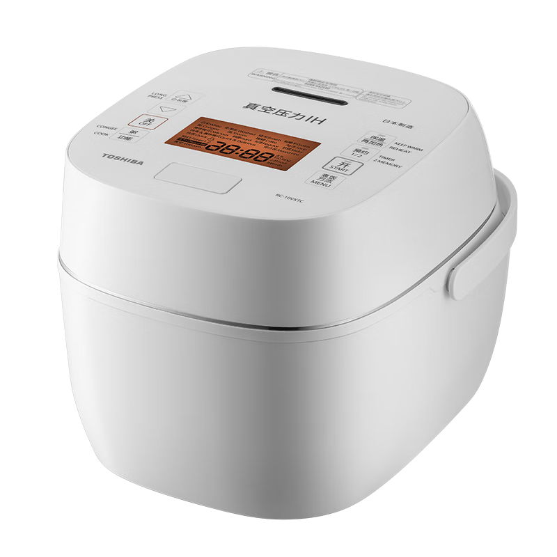 东芝（TOSHIBA）电饭煲RC-10VXTC 高端原装进口电饭煲云朵pro 家用多功能真空压力可变IH电饭煲1-6人