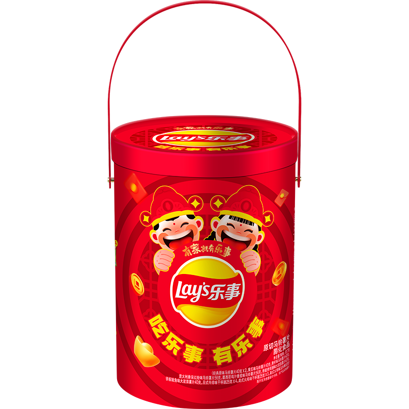 临期品：乐事 零食全家桶 617g