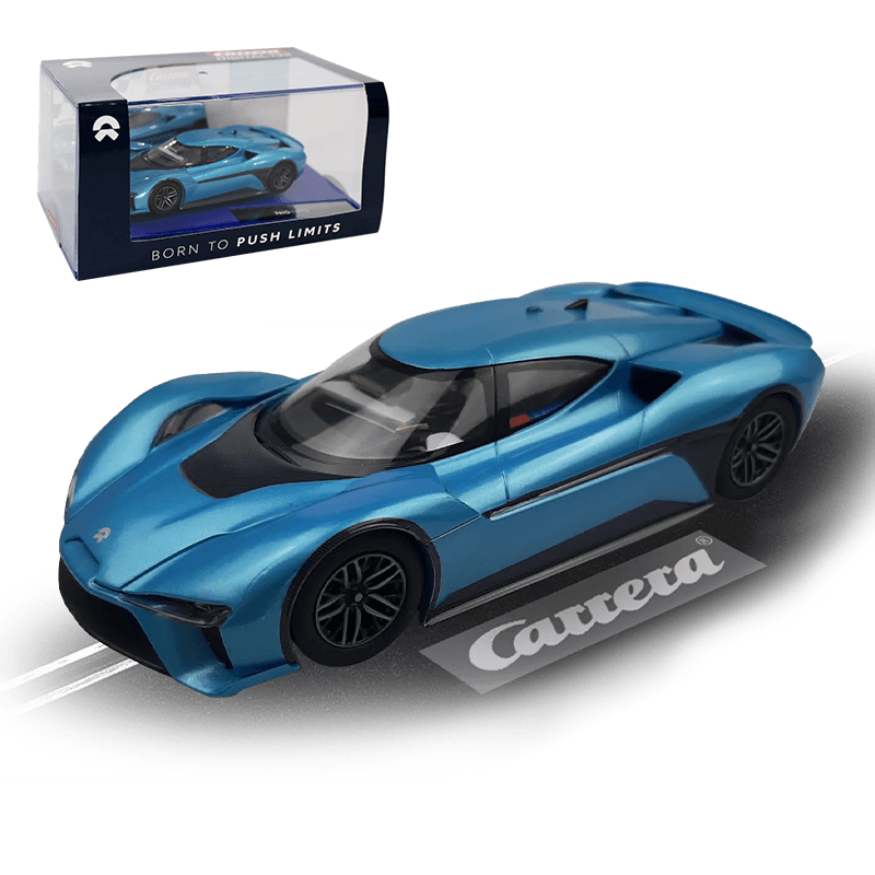 Carrera【132赛车】德国轨道赛车132D系列电动遥控轨道配件法拉利F1赛车 蔚来EP9蓝色20030296