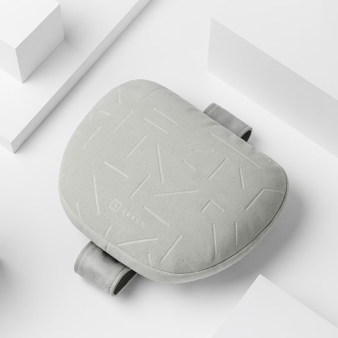 极氪极触头枕颈枕 舒适柔软 高弹耐压 适配多类座椅(暮云灰)