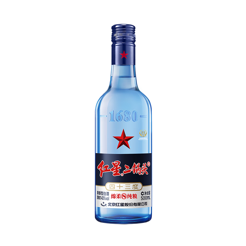 Erguotou/Ƕͷ ƿ8 43  500ml 1ƿʵ33.25Ԫ