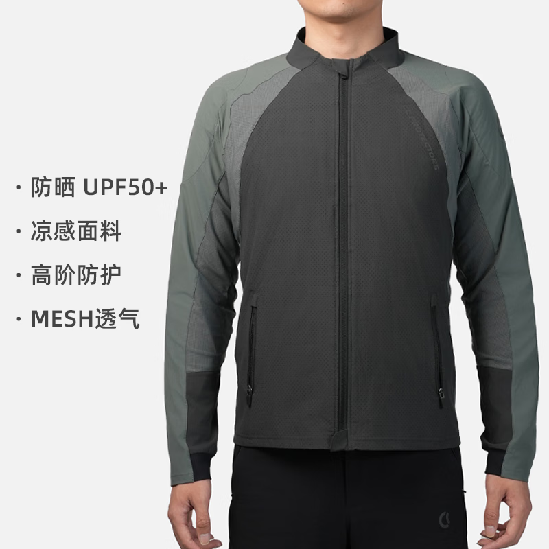CC PROTECTORS夏季摩托车骑行服凌风25年新品机车服男女同款透气耐磨 【新品】3101凌风骑行服 云杉绿 L