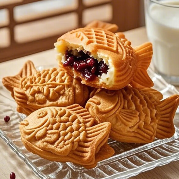 盛源来 鲷鱼烧（红豆馅）270g*2袋 12只 空气炸锅食材半成品早餐小鱼饼