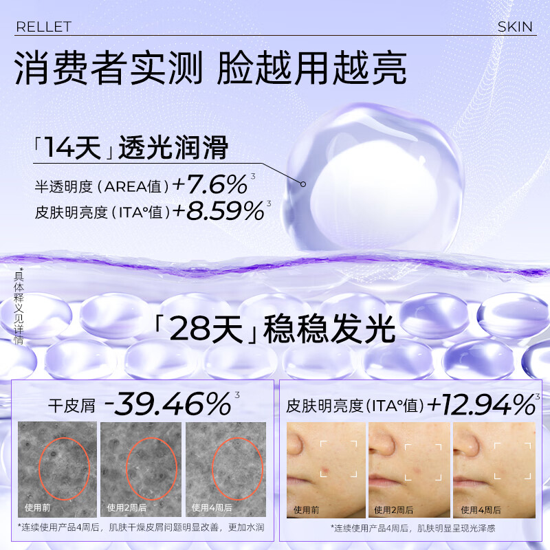 颐莲水光双萃精华护肤水 焕亮肌肤 补水保湿 80ml+400mg 修护紧致 1瓶