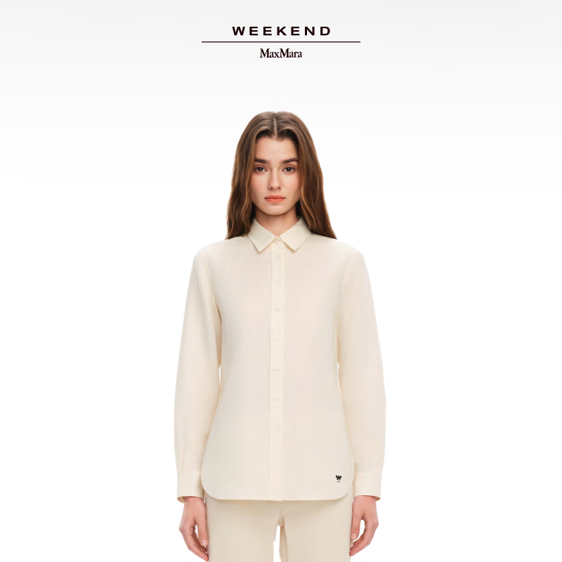 Weekend Max Mara【甄选惠享】 女装亚麻经典衬衫5111065206 本色 38