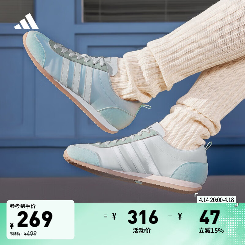 adidas TͷЬ VS JOG 2.0���ű��������˶�Ь��Ů���ϴ�˹���˶� ���α��� 43