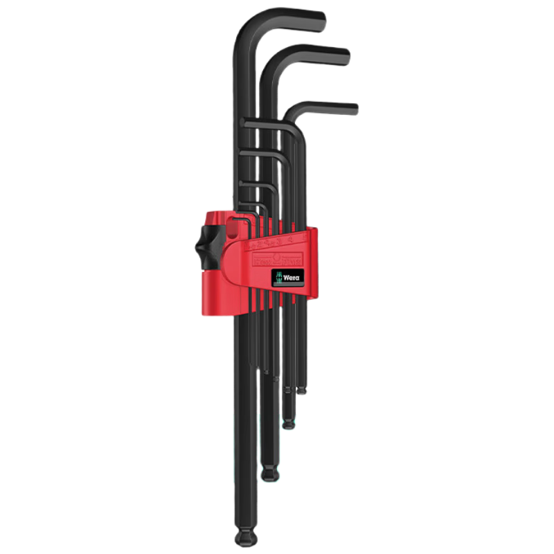 維拉（WERA）進(jìn)口內(nèi)六角L型扳手套裝長(zhǎng)款德國(guó)激光發(fā)黑硬化六角增強(qiáng)工業(yè)級(jí)工具