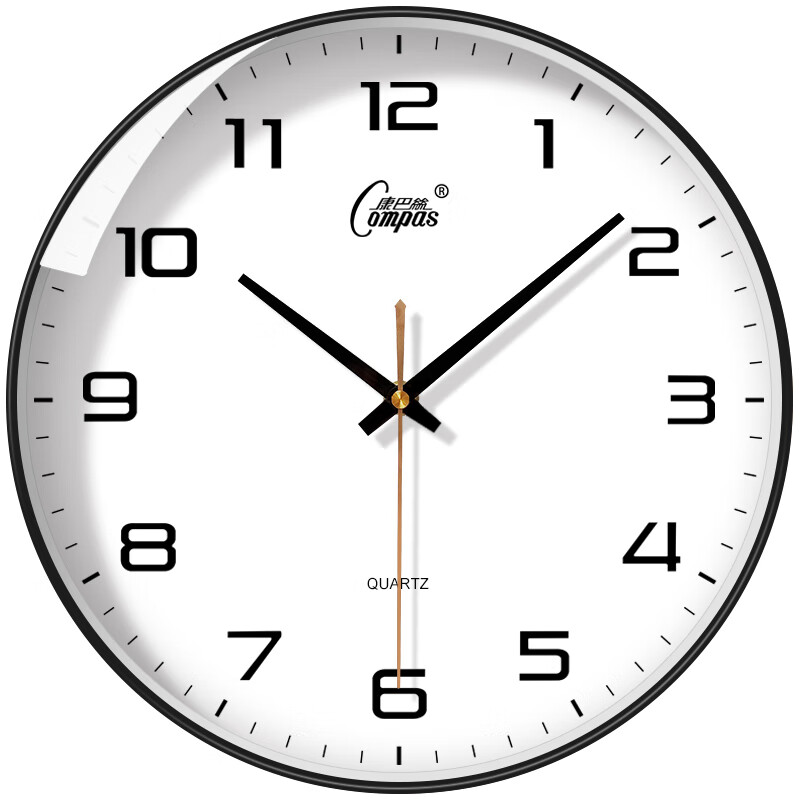 ���ڲ���������˿��Compas�����ӿ�������ʯӢ�ӱ���ǽʱ�ӹұ�2025���¿��Լʱ�� ��ɫ 26cm 24.48Ԫ(������)