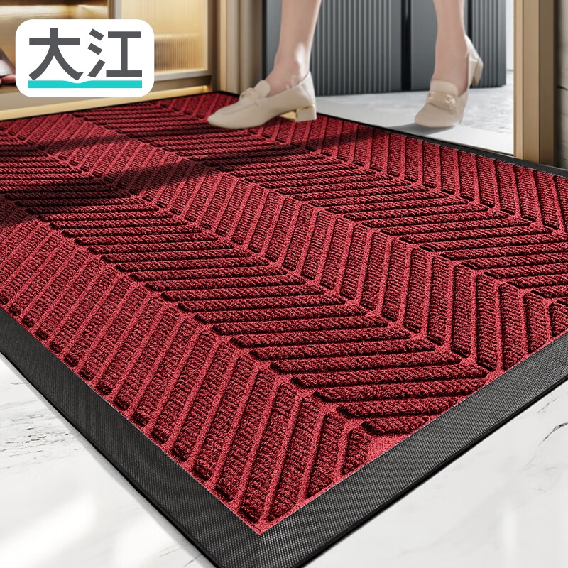 大江 地垫入户门脚垫门口地毯入户门防滑地垫室外进门垫子120x180cm