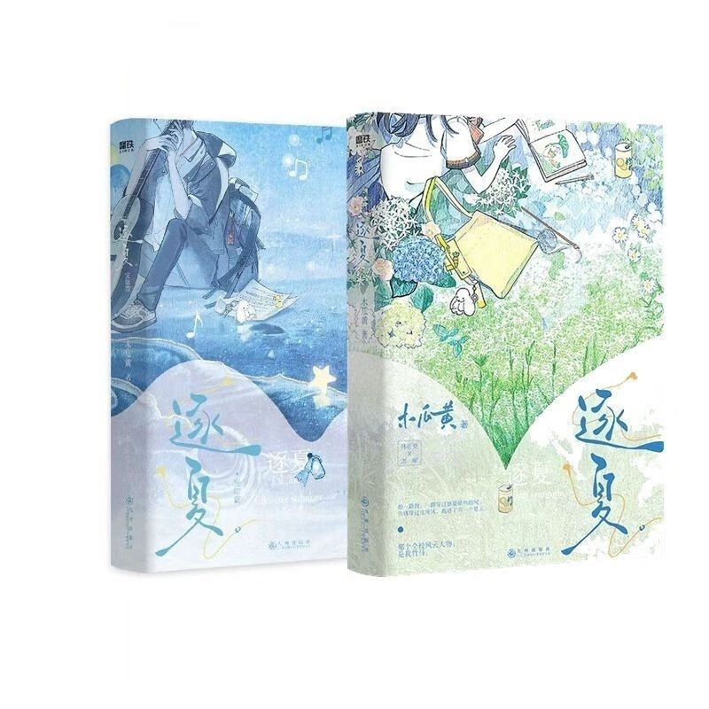 逐夏1+2完结篇未删减木瓜黄青春校园言情小说特殊人格伪装学渣 逐夏上下全两册未删减 两册未删减