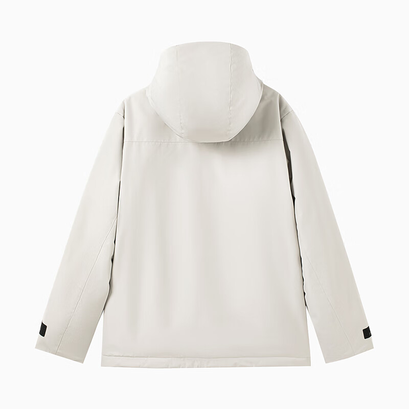 ellesse小贝壳防泼水连帽棉衣外套御寒保暖运动棉服 深卡其色 M