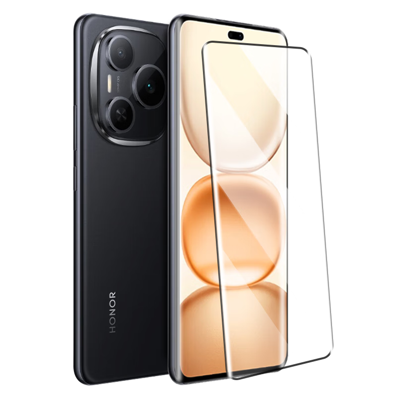 Smorss適用榮耀Power鋼化膜honor Power手機膜高清曲面全屏膜覆蓋防磨抗指紋防摔防磨手機保護貼膜