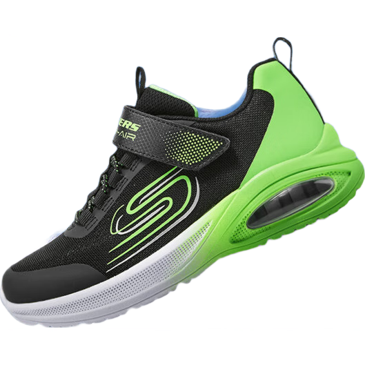 Skechers斯凯奇风豹跑鞋儿童运动鞋网面气垫缓震休闲鞋男童跑步鞋405316L