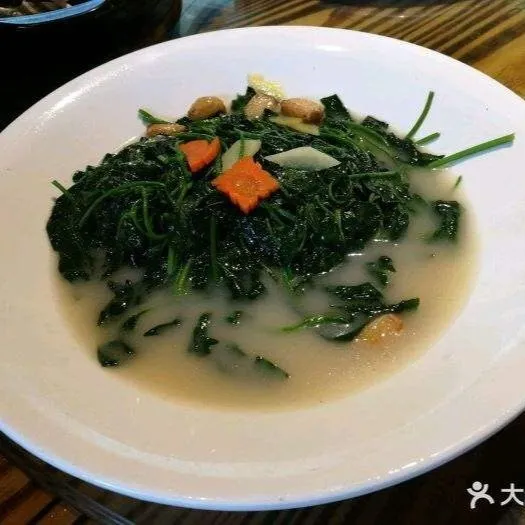 新鲜绿线叶血通菜菜苗特色野菜绿线苗火锅打边炉野菜500g 500克(顺丰冷链)