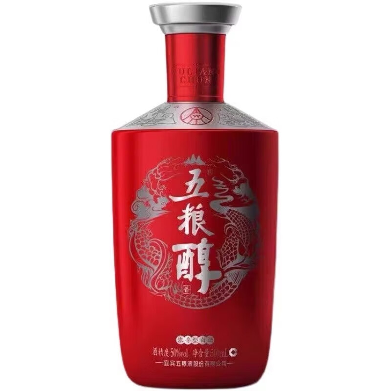 五粮醇浓香型白酒 纯粮食酒【中秋送礼】 送礼聚会自饮 50度 500mL 6瓶 五粮醇红装