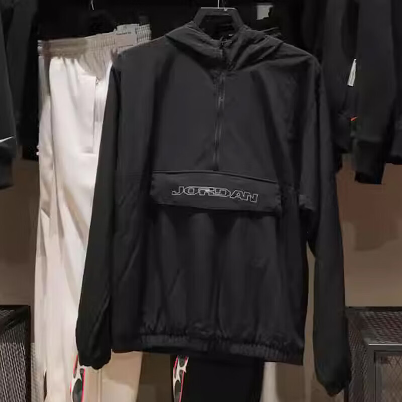 外套男装春秋冬季新款bigswoosh运动服休闲连帽梭织夹克