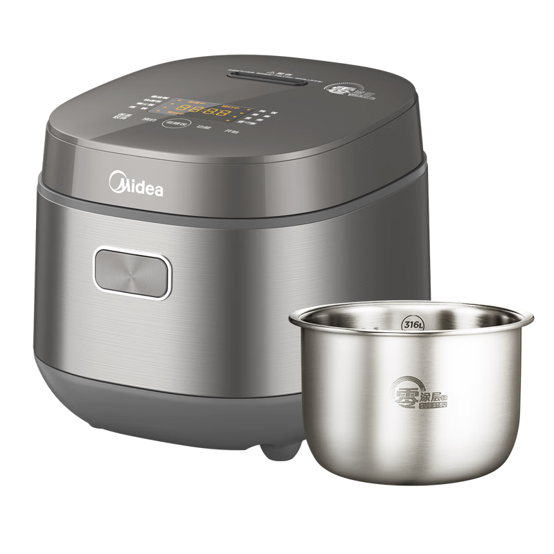 ģMidea0Ϳ316LĸӤ2L1-2-3˵׷緹΢ѹ 0ͿСҡɫǷ 2L