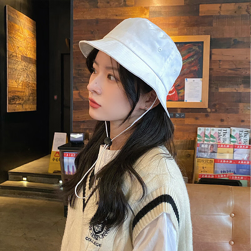 FOURDATRY2025�¿����ñ��ϵ��ɫ��ñ��ɹ����ñ��̫��ñ��Ů���ļ����泱 ���ط�����ñ-��ɫ S (54-56cm)