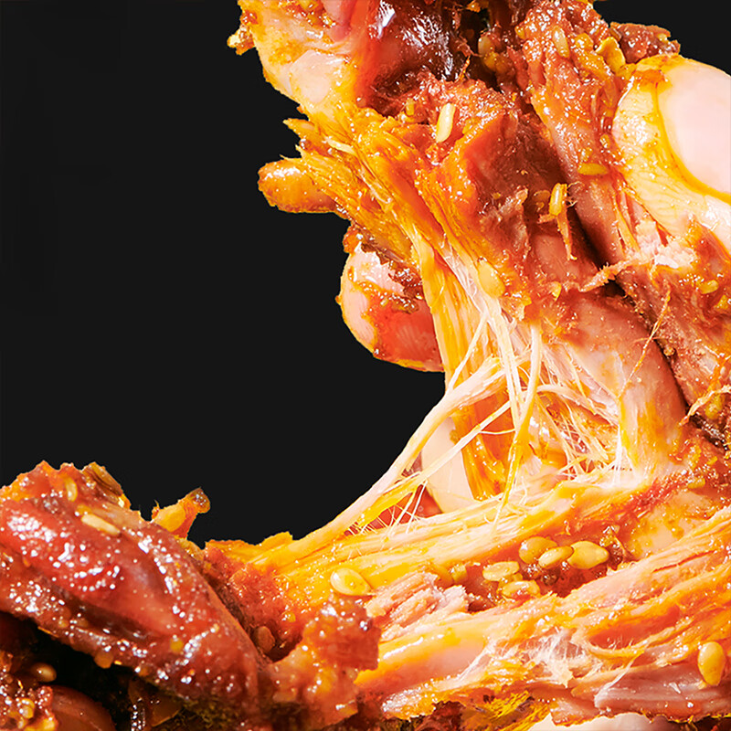 紫燕百味鸡孜然锁骨零食预制菜休闲卤味熟食即鸭肉网红鸭锁骨开袋51g