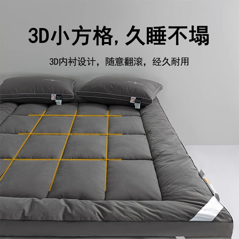 五星级酒店同款大豆纤维床垫软床褥家用宿舍 高贵白(厚约6厘米) 母婴A类，久 200cm*220cm(抗菌升级)