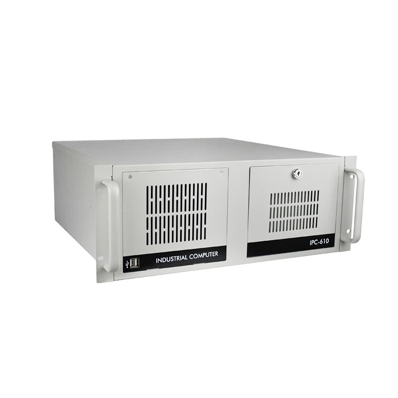 adipcomIPC-610L工控机箱4U机架式卧式ATX大板7槽atx电源工业电脑服务器机箱
