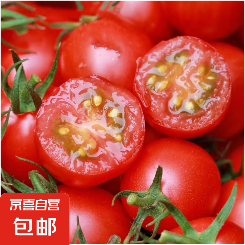 冰糖水果小番茄高山圣女果小西红柿早餐减肥减脂生鲜新鲜蔬菜 高山圣女果 3斤 带箱