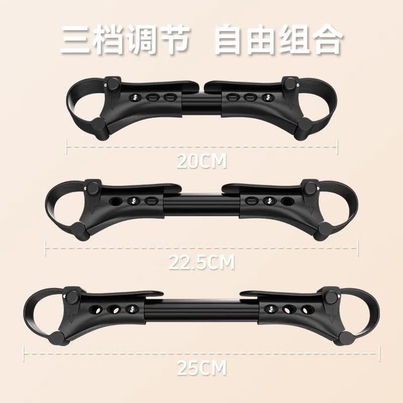 SNZESKE双胞胎婴儿推车可拆分可坐可躺轻便避震折叠宝宝全蓬高景观婴儿车 银灰色双胞胎【豪华版】