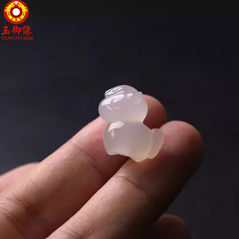 玉御缘原创【马到成功】白冰荔枝冻马吊坠带绳子本命年玛瑙十二生肖礼物