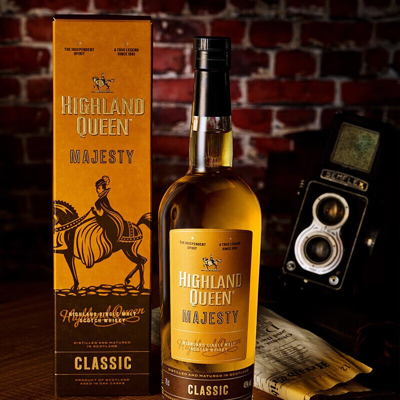 ߵŮHighland Queen ո䵥һѿʿ Ӣ700ml  ֧װ
