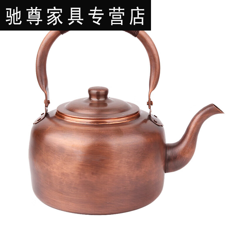 萌依兒銅壺?zé)畨丶冏香~家用加厚店加湯復(fù)古鳴笛燃?xì)恻S銅壺的 3l普厚款適用明火 1l 3L