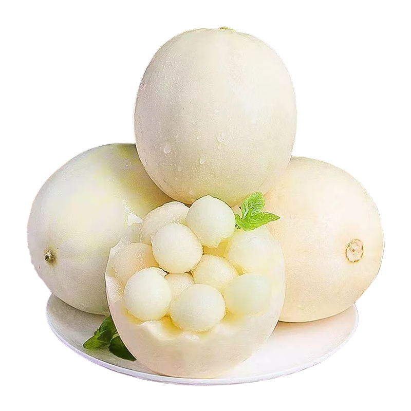 京典光年陕西阎良甜瓜 蜜瓜网纹瓜 头茬现摘香瓜应季时令水果生鲜 精选大果净重4.5-5斤 京东折扣/优惠券