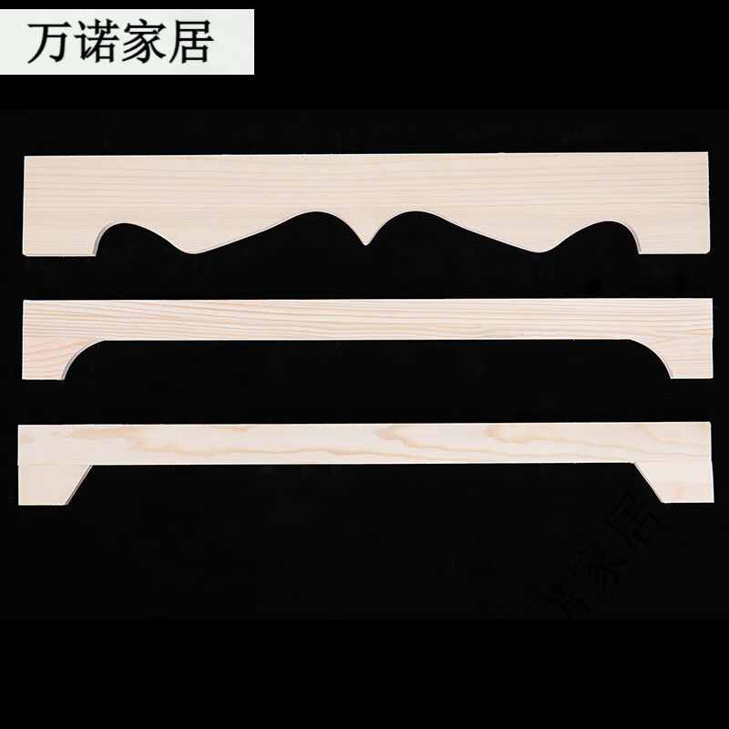 恋家木实木廊桥围栏酒柜装饰摆件酒格楣板展示架悬挂酒杯架红酒 眉板