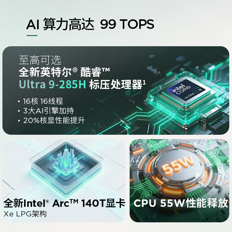 ThinkPad【国家补贴15%】T14p AI PC酷睿Ultra9 14.5英寸高性能工程师本笔记本电脑 32G 1TB 3K 商务办公本