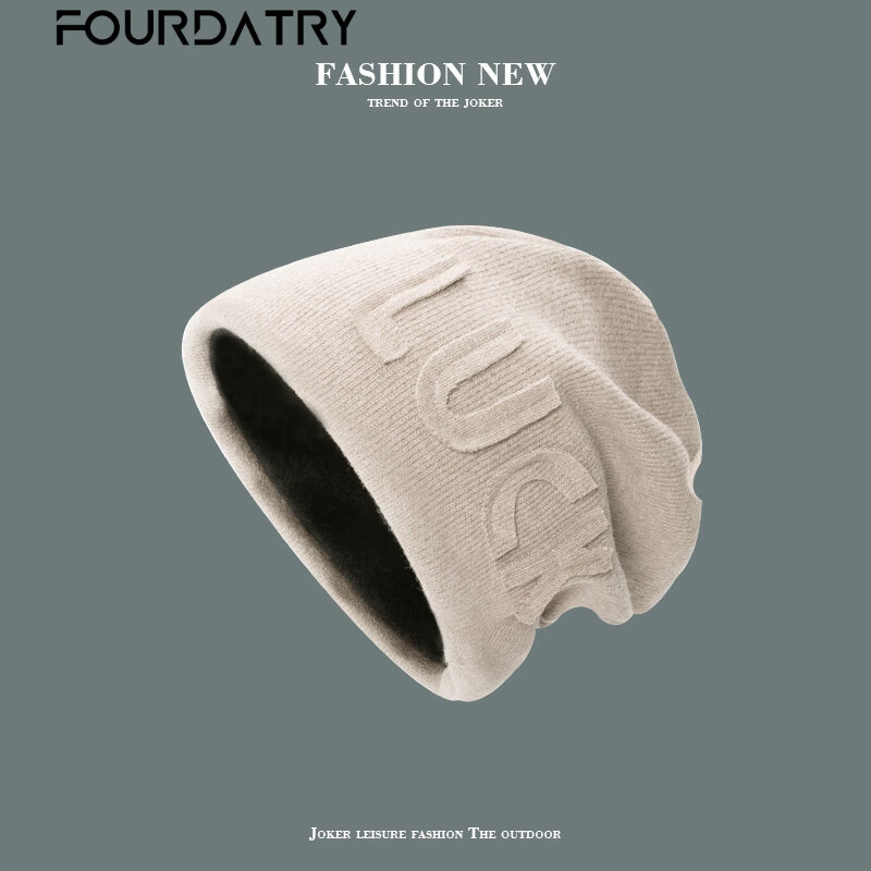 FOURDATRY�Ѷ�ñŮLUCK������ĸ������ů�ٴ��ʱ�ָ������쳱�˰�ͷñ�� A-177CH��ɫLUCK������ͷñ 20 ����