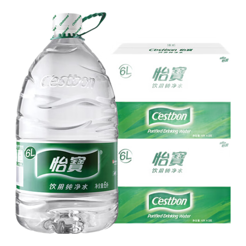 ���� ����ˮ 6L*3Ͱ*2�� ��ͥװ ��Ͱװ ���� �ⷿʵ�� 69Ԫ(����ȯ)