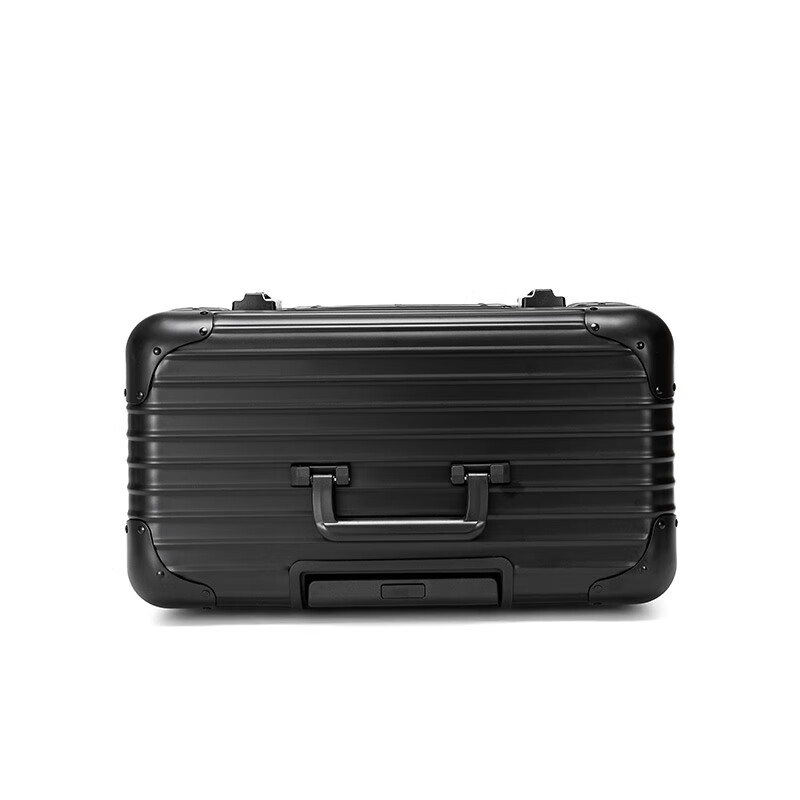 Walker Shop轻奢铝镁合金行李箱上开口摄影箱相机箱设备器材登机箱旅行拉杆箱 银色【送内胆包】 20英寸