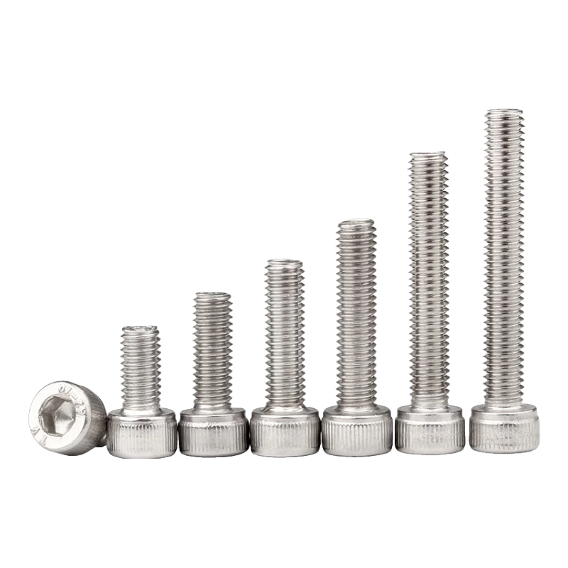 固萬基 304不銹鋼杯頭內(nèi)六角螺絲釘圓柱頭螺釘10mm加長螺栓M2M3M4M5M6M8緊固件大全 M6x70[5個]